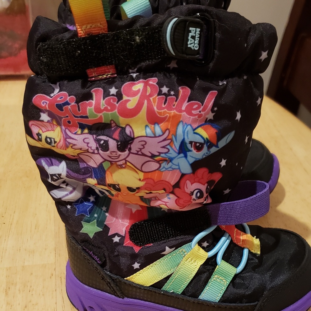 Toddler girl snow boots